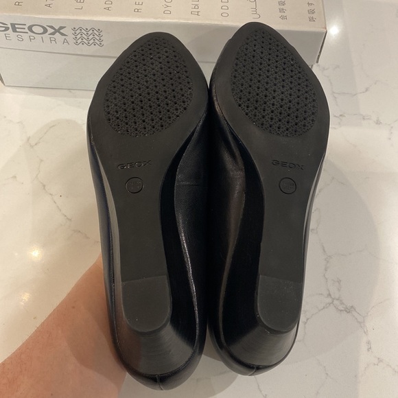 Geox Wedge Peep-Toe Shoes - NEW - Picture 5 of 7